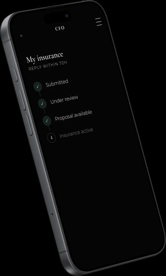 CFO app: my insurance